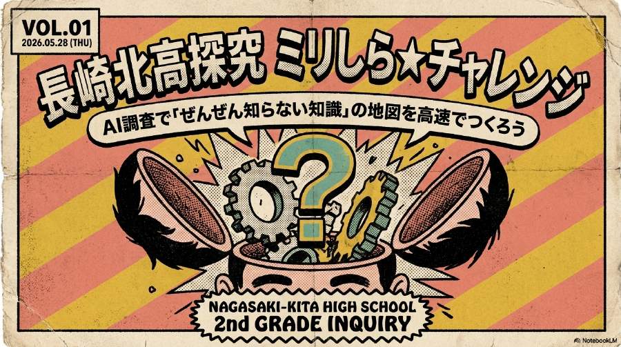 投影資料の表紙。「1ミリも知らない」から始める、という宣言。