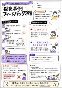 表面。視聴の観点を「ここはすごい」「ここ真似できそう・自分ならこうする」の2軸だけに絞る。